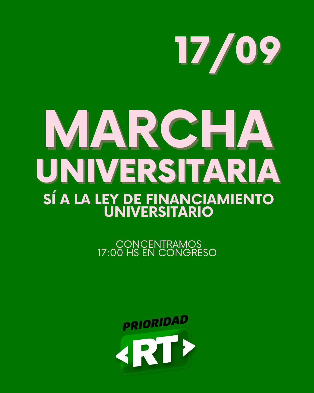 MARCHA UNIVERSITARIA