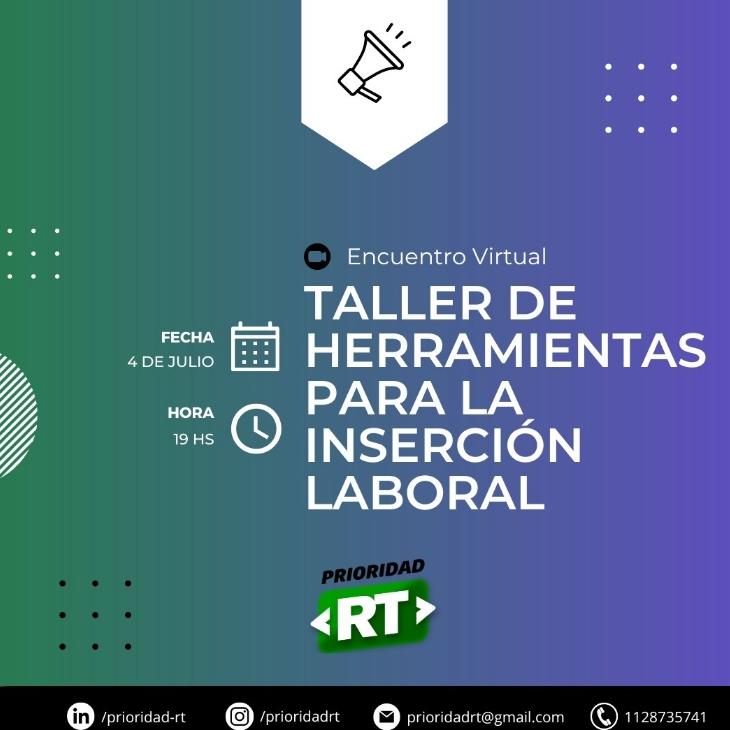 Taller de Herramientas para la Inserción Laboral (formato virtual)