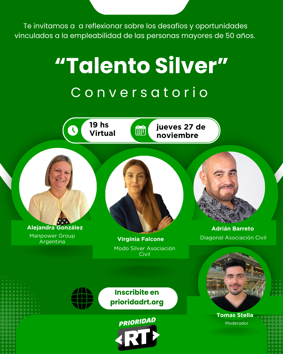Conversatorio sobre “Talento Silver”: experiencia que genera valor